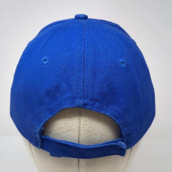 2016 Torch Run 30th Anniversary Strapback Baseball Cap Blue One Size BWM Global - Picture 6 of 10